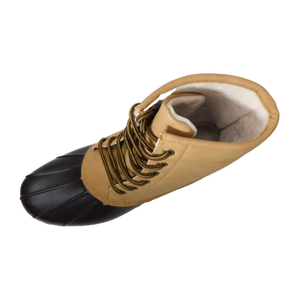 M55 Jbu Brown Beige Maine Water-Resistant Duck Boot 12 M - Picture 6 of 6